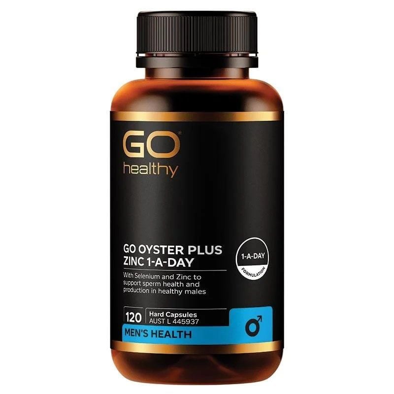 Tinh chất hàu GO Healthy Go Oyster Plus Zinc 1-A-Day 120 viên New Zealand