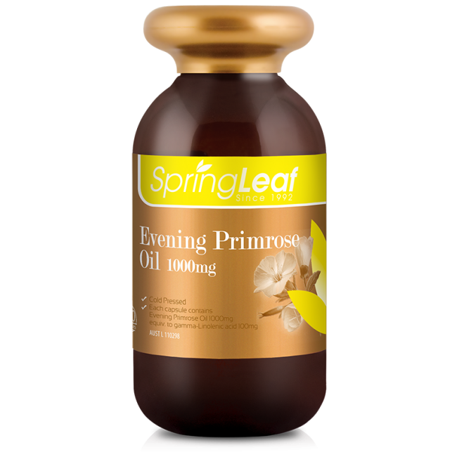 Tinh dầu hoa anh thảo SpringLeaf Evening Primrose Oil 1000mg 180 viên của Úc