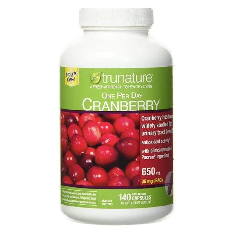 Trunature Cranberry 650mg hỗ trợ đường tiết niệu 140 viên của Mỹ