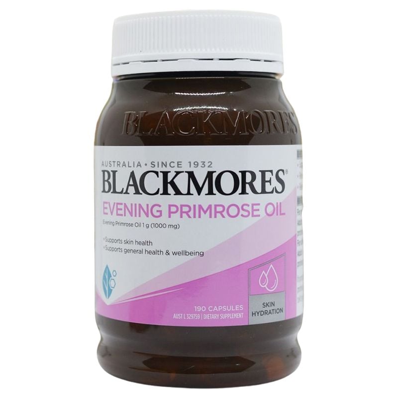 Viên uống tinh dầu hoa anh thảo Blackmores Evening Primrose Oil 190 viên