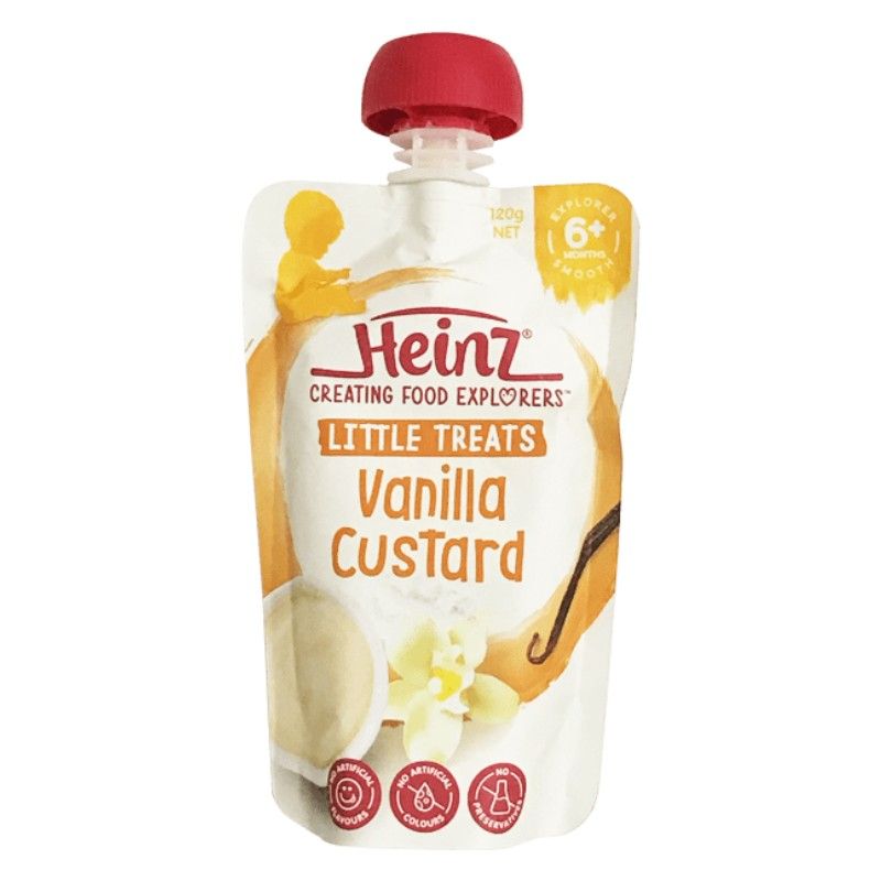Váng sữa Heinz Úc đủ vị cho bé 6 tháng+ vani