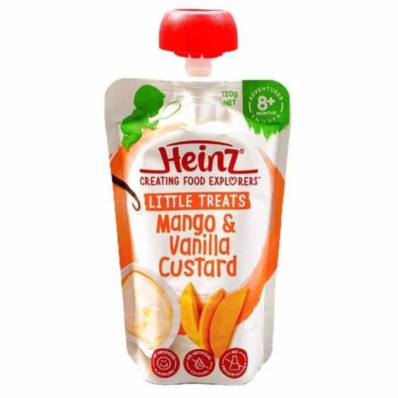 Váng sữa Heinz Úc đủ vị cho bé 8 tháng+ xoài