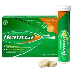 Viên sủi Berocca Performance Úc 15 viên/ ống tăng đề kháng (vị cam, dâu, xoài)