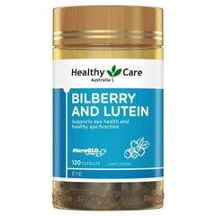 Viên uống bổ mắt Healthy Care Bilberry and Lutein 120 viên Úc