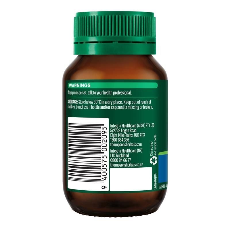 Viên uống bổ não Thompson's One-A-Day Ginkgo 6000mg 60 viên Úc (Mẫu mới nhất)