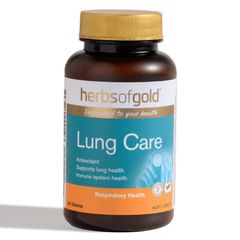Viên uống bổ phổi Herbs of Gold Lung Care 60 viên Úc giá tốt