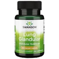 Viên uống bổ phổi Swanson Lung Glandular 60 viên Mỹ