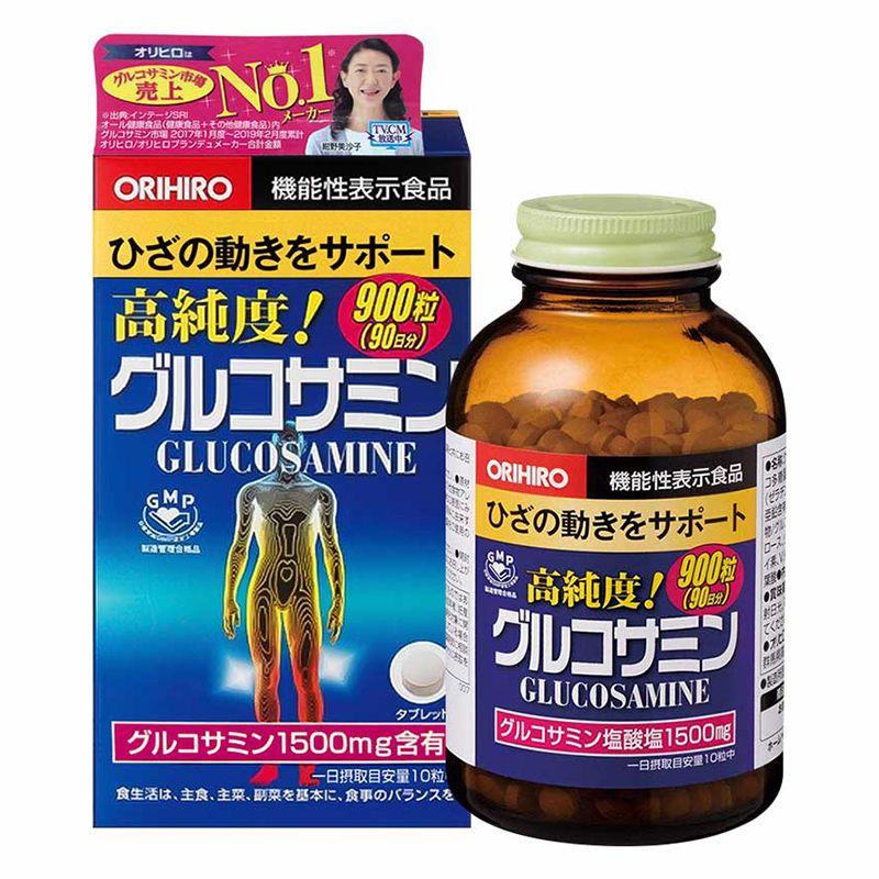 viên uống bổ xương khớp glucosamine orihiro nhật bản 900 viên