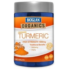 Viên uống chiết xuất nghệ Bioglan Organic Turmeric 1000mg 100 viên của Úc