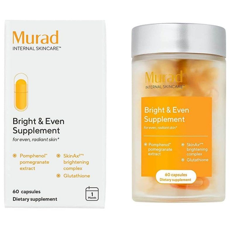 Viên uống chống nắng Murad Bright & Even Supplement nội sinh Mỹ 60 viên
