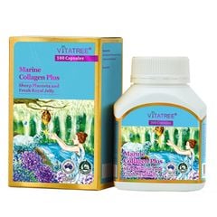 Viên uống đẹp da Vitatree Marine Collagen Plus Úc 100 viên
