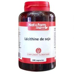 Viên uống mầm đậu nành Nat&Form Lécithine de Soja 100 viên Pháp