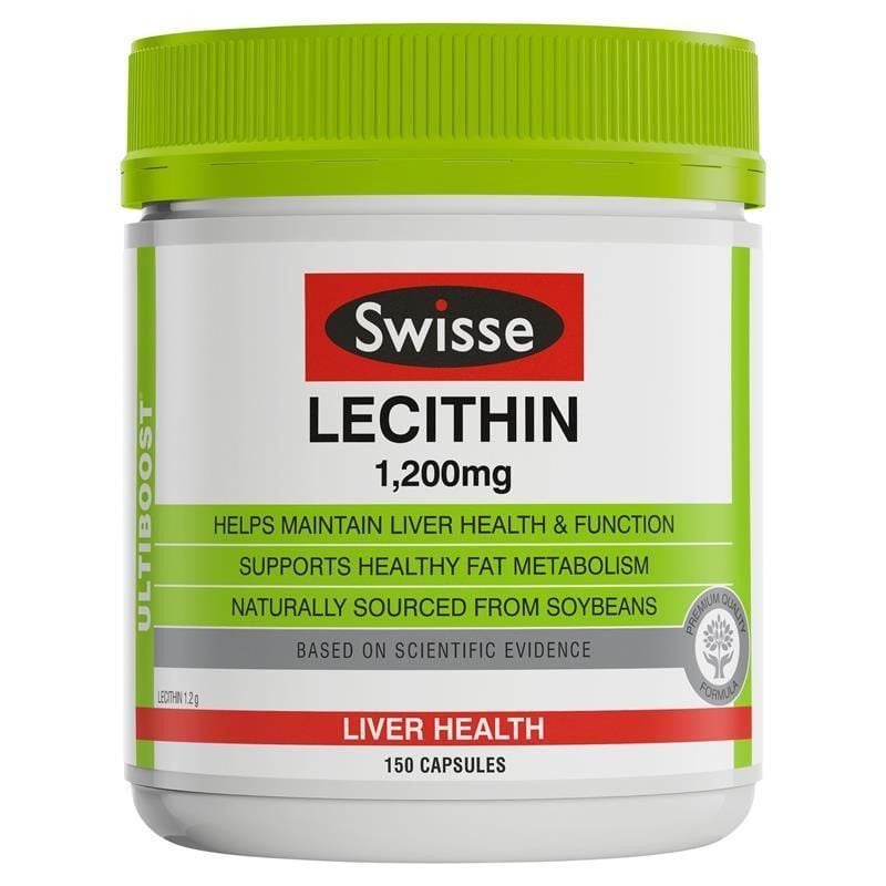 Viên uống mầm đậu nành Swisse Ultiboost Lecithin 1200mg Úc