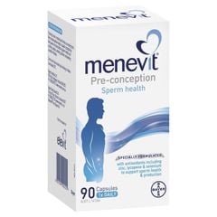 Menevit Úc 90 viên tăng chất lượng tinh trùng, hỗ trợ sinh sản nam giới