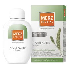 Viên uống mọc tóc Merz Spezial Haar-Activ 120 viên Đức giảm gãy rụng, kích mọc tóc nhanh