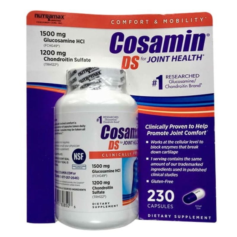 Viên uống bồi bổ sụn khớp Cosamin DS For Joint Health 230 viên Mỹ (Mẫu cũ)