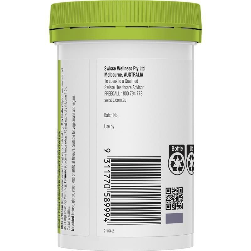 Viên uống thải độc gan Swisse Liver Detox Úc 120 viên
