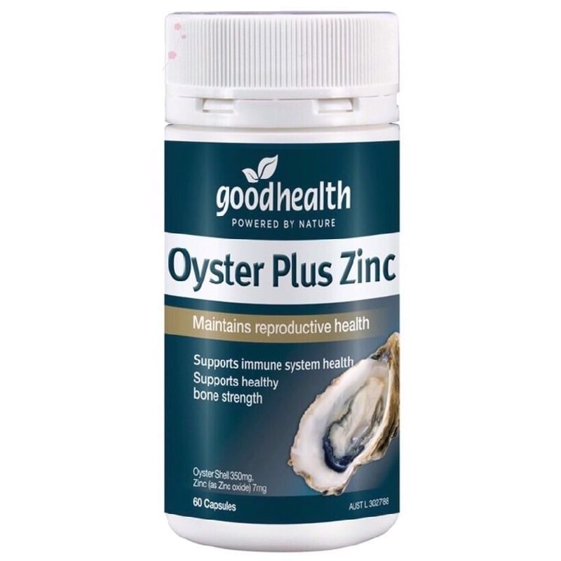 Viên uống tinh chất hàu Oyster Plus Zinc Goodhealth Úc 60 viên chính hãng
