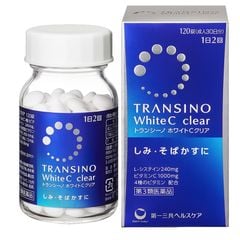 Viên uống trắng da Transino White C Clear Nhật Bản hỗ trợ trắng da, giảm nám