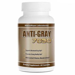 Viên uống trị tóc bạc sớm Anti Gray Hair 7050 Mỹ 60 viên