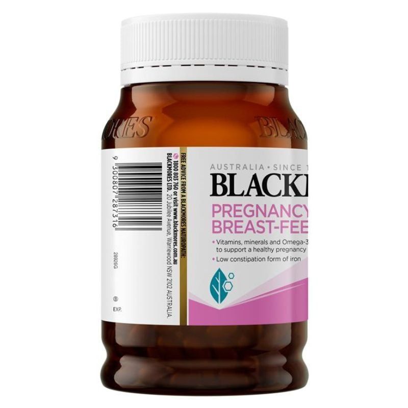 Vitamin tổng hợp cho bà bầu Blackmores Pregnancy & Breastfeeding Gold 180 viên Úc