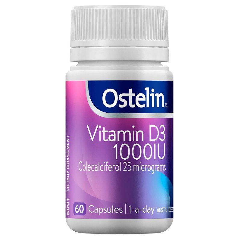 Viên uống Ostelin Vitamin D3 1000IU của Úc 60 viên