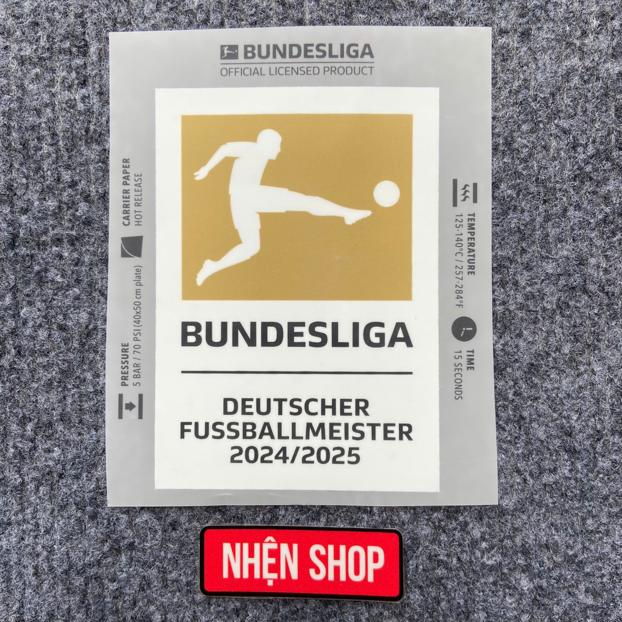 PATCH VÔ ĐỊCH BUNDESLIGA 2024/25 AUTHENTIC BAYERN MUNICH 2025/26