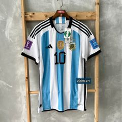 ÁO ĐẤU ĐỘI TUYỂN ARGENTINA SÂN NHÀ WORLD CUP 2022 - 3 SAO - BẢN PLAYER - ARGENTINA HOME KIT 2022
