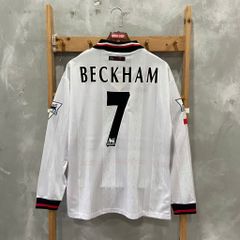ÁO ĐẤU MANCHESTER UNITED 1997/99 RETRO HÀNG THÁI SÂN KHÁCH TRẮNG TAY DÀI