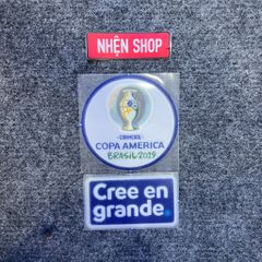 [AUTHENTIC - CHÍNH HÃNG] PATCH COPA AMERICA BRASIL 2019 - PATCH CREE EN GRANDE