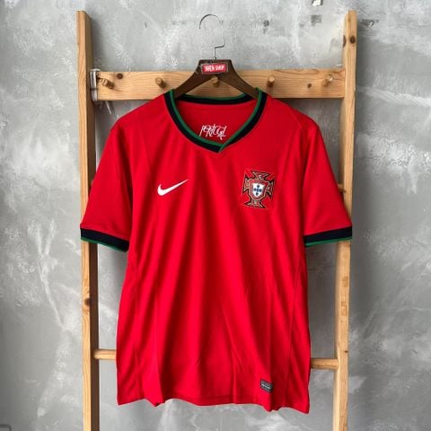 ÁO ĐẤU ĐỘI TUYỂN BỒ ĐÀO NHA SÂN NHÀ 2024/25 BẢN FAN - PORTUGAL HOME KIT 2024