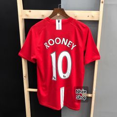 ÁO ĐẤU MANCHESTER UNITED 2008 - IN ROONEY 10 - BẢN THAILAND