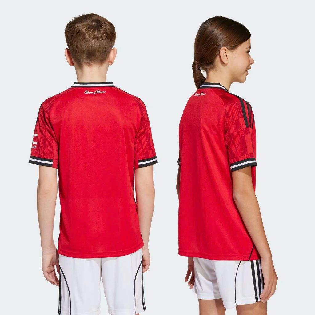 ÁO BÓNG ĐÁ SÂN NHÀ MANCHESTER UNITED MÙA GIẢI 25/26 TRẺ EM - JP3013