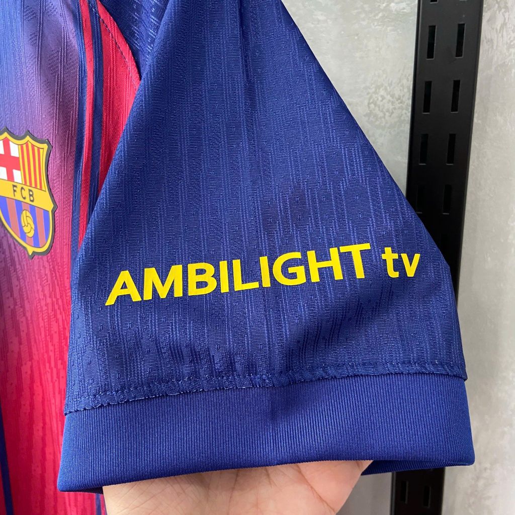 ÁO ĐẤU BARCELONA 2025/26 HÀNG THÁI SÂN NHÀ ĐỎ XANH PLAYER