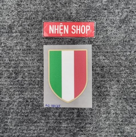 [AUTHENTIC - CHÍNH HÃNG] PATCH KHIÊN CỜ Ý AC MILAN MÙA GIẢI 2021/22 - OFFICIAL SERIE A PATCH