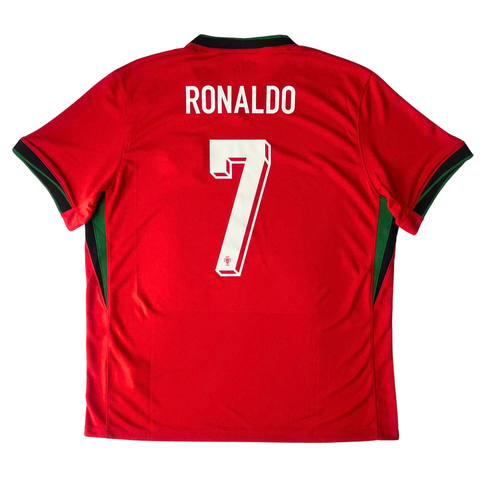 ÁO ĐẤU BỒ ĐÀO NHA PORTUGAL 2024/25 CHÍNH HÃNG SÂN NHÀ BẢN FAN IN RONALDO #7 -  FJ4275-657 - SIZE XL
