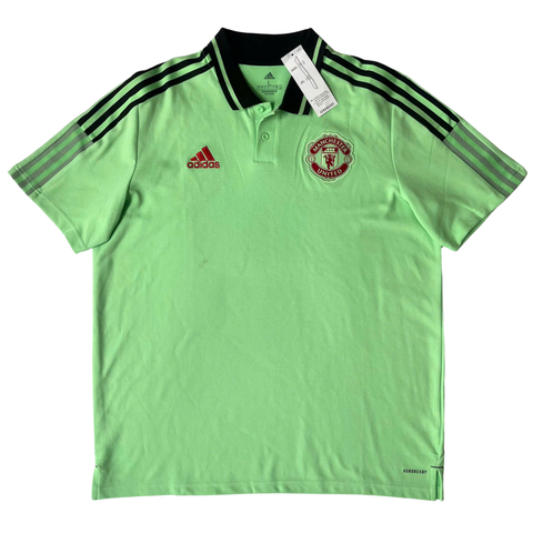 ÁO POLO MANCHESTER UNITED 3 STRIPES CHÍNH HÃNG - GK9438 - SIZE L