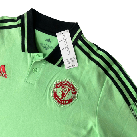 ÁO POLO MANCHESTER UNITED 3 STRIPES CHÍNH HÃNG - GK9438 - SIZE L