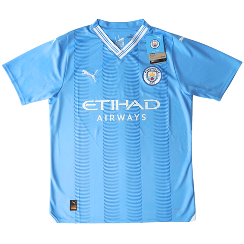 ÁO ĐẤU MANCHESTER CITY 2023/24 CHÍNH HÃNG SÂN NHÀ BẢN FAN - 770438-01 - SIZE M