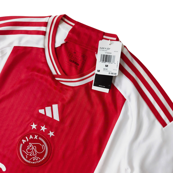 ÁO ĐẤU AJAX AMSTERDAM  2023/24 CHÍNH HÃNG SÂN NHÀ BẢN FAN - HZ7725 - SIZE M (UK)
