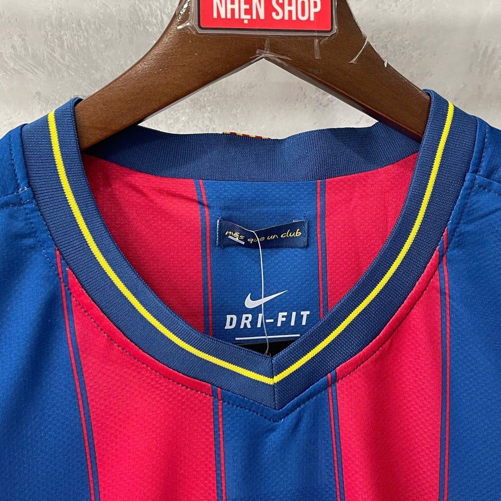 ÁO ĐẤU BARCELONA 2009/10 RETRO HÀNG THÁI SÂN NHÀ ĐỎ PHỐI XANH