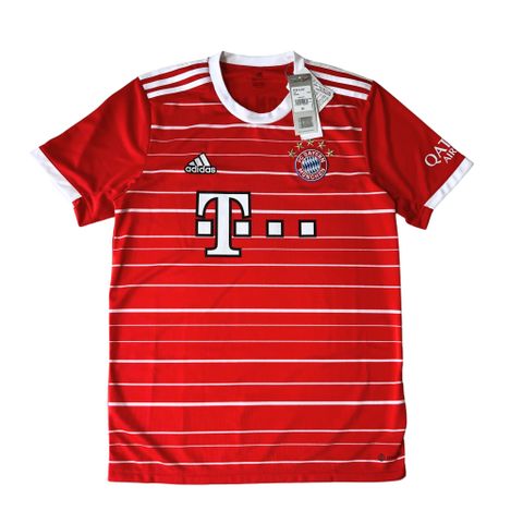 ÁO ĐẤU BAYERN MUNICH CHÍNH HÃNG 2022/23 SÂN NHÀ BẢN FAN - H39900 - SIZE M ( asian )