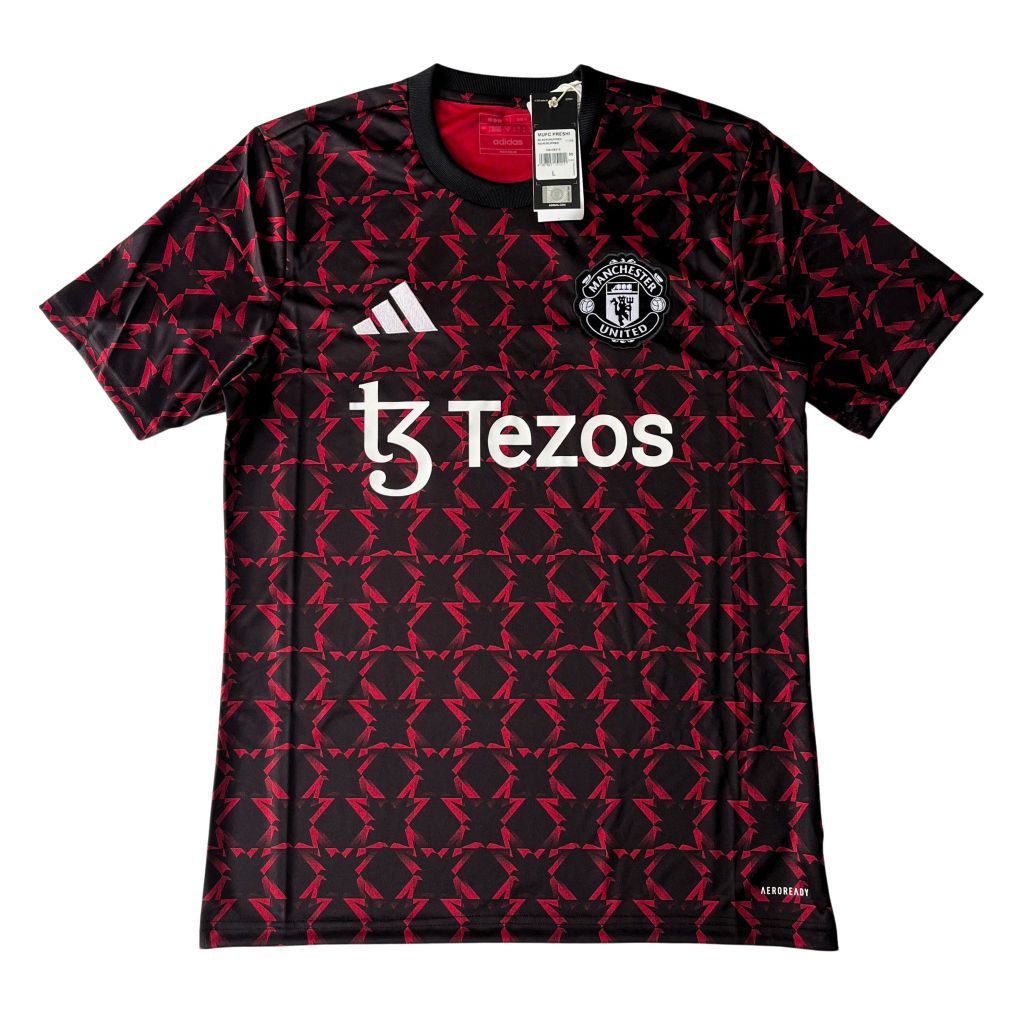 ÁO JERSEY PRE-MATCH TRƯỚC TRẬN MANCHESTER UNITED 2024/25 CHÍNH HÃNG - IT1996 - SIZE L ( ASIAN )