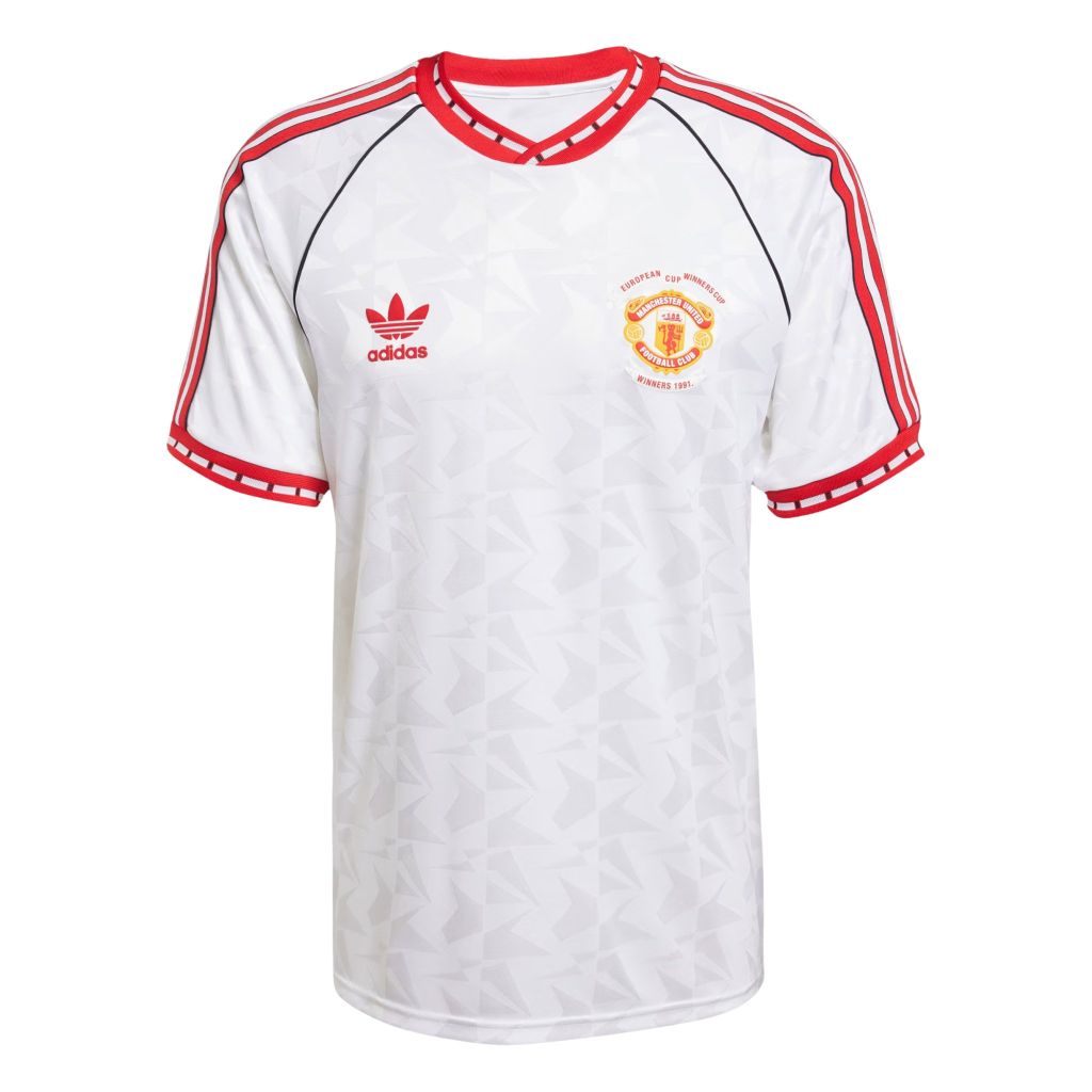 ÁO BÓNG ĐÁ MANCHESTER UNITED 1991 SÂN KHÁCH TRẮNG CHÍNH HÃNG JF0376