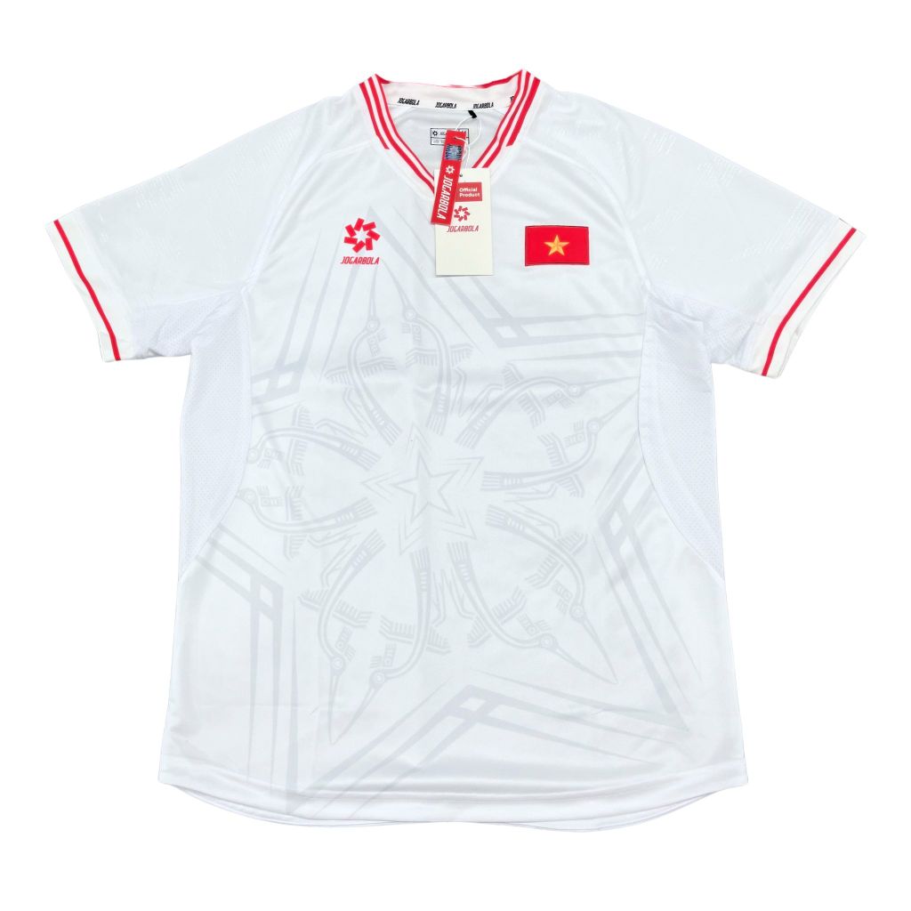 ÁO ĐẤU ĐỘI TUYỂN VIỆT NAM 2024 CHÍNH HÃNG SÂN KHÁCH PLAYER TRẮNG