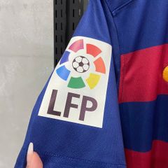 ÁO ĐẤU BARCELONA 2015/16 RETRO HÀNG THÁI SÂN NHÀ ĐỎ PHỐI XANH