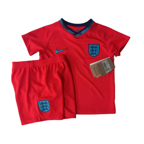 ÁO BÓNG ĐÁ TRẺ EM ENGLAND 2022/23 CHÍNH HÃNG SÂN KHÁCH SIZE 24 - 36 THÁNG - DN0900-600