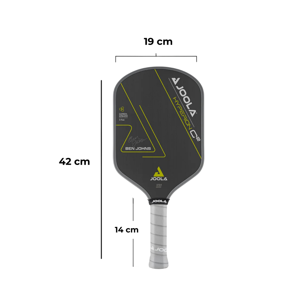 VỢT PICKLEBALL JOOLA BEN JOHNS HYPERION C2 CFS 14 - ĐEN