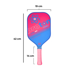 VỢT PICKLEBALL PROTON SERIES ONE - TYPE A - TOURNAMENT ELONGATED HỒNG XANH