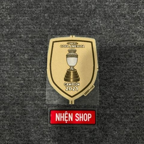 [AUTHENTIC - CHÍNH HÃNG] PATCH VÔ ĐỊCH COPA AMERICA 2021 - OFFICIAL COPA AMERICA PATCH